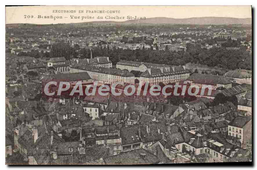 Besançon — Vue prise du Clocher St-Jean — Excursion en Franche-Comté, n°709