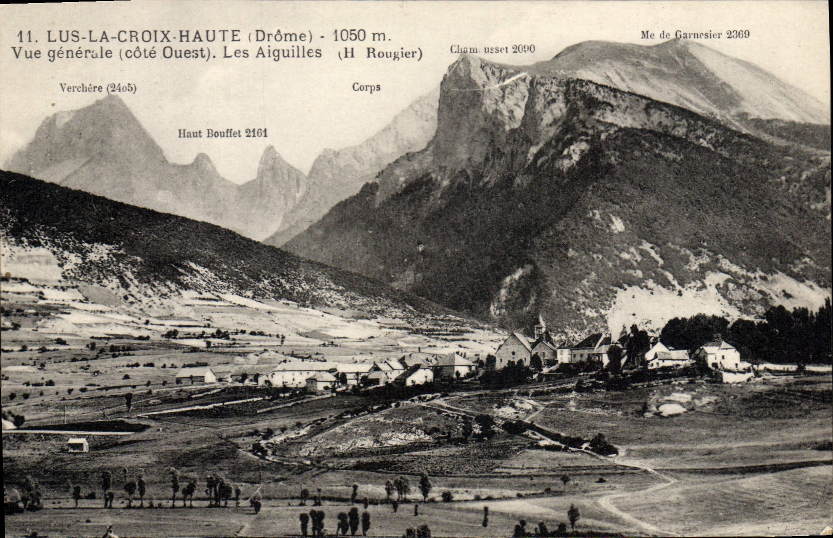 Lus-la-Croix-Haute (Drôme) — Vue générale côté Ouest — Me de Garnesier 2369