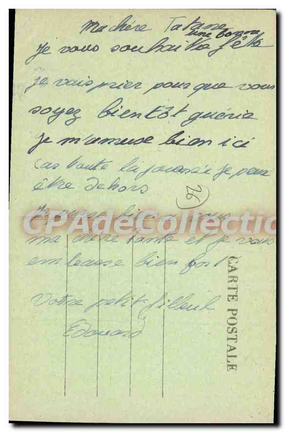 Lus-la-Croix-Haute (Drôme) — Vue générale côté Ouest — Me de Garnesier 2369 — Rückseite