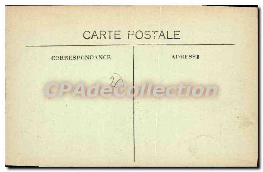 CPA Saulce Sur Rhone Salon Du Chateau De La Tour De Veyre — Rückseite