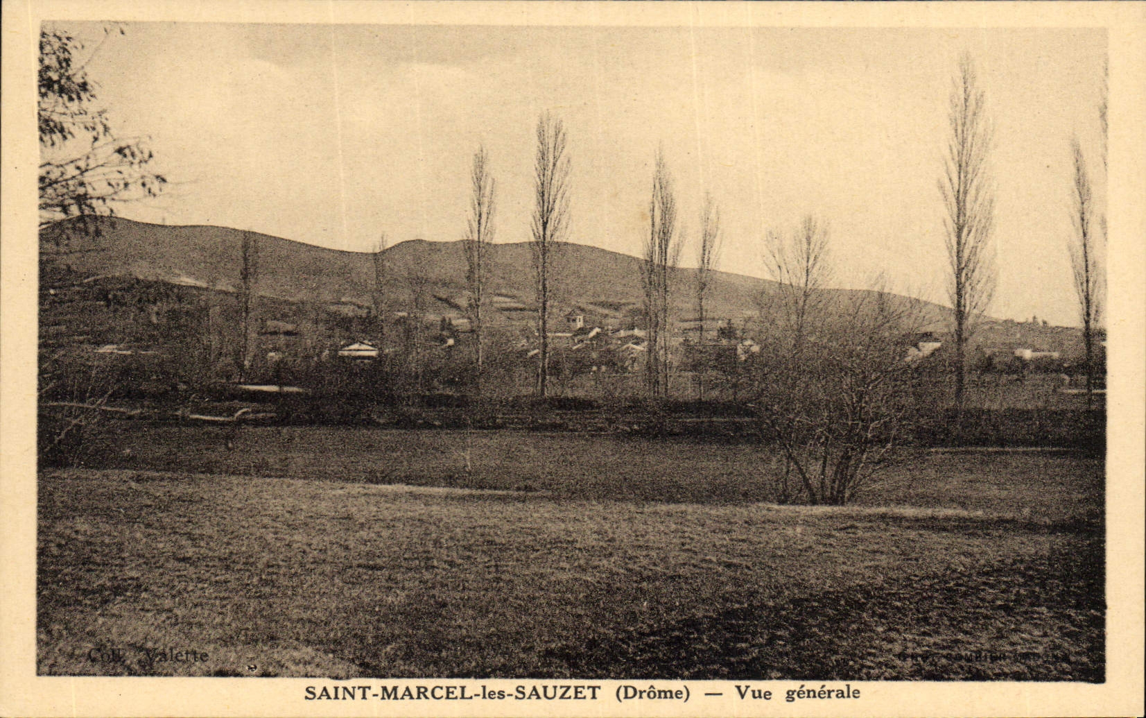 CPA Saint Marcel Les Sauzet Vue Generale