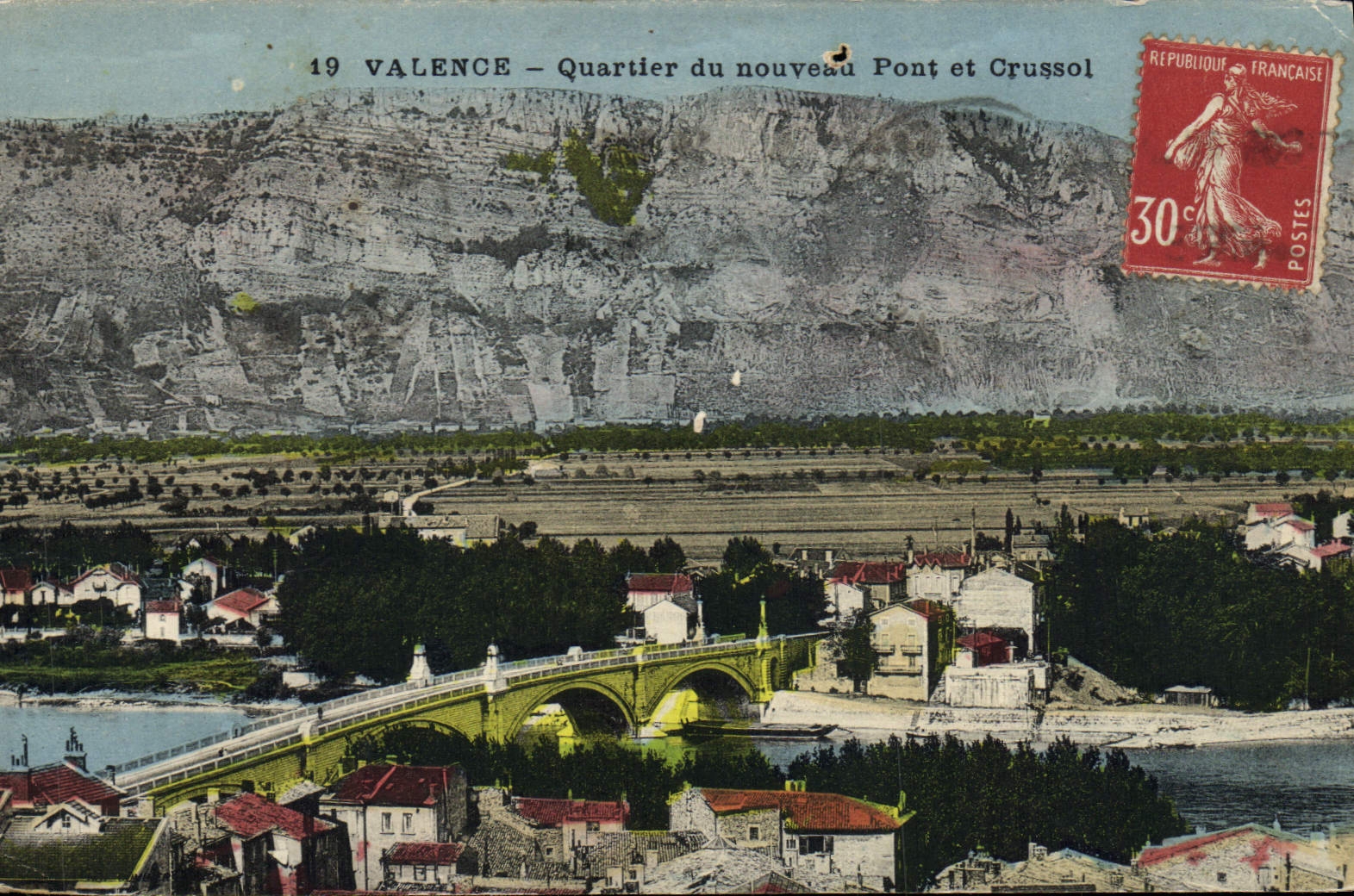 CPA Valence Quartier Du Nouveau Pont Et Orussol