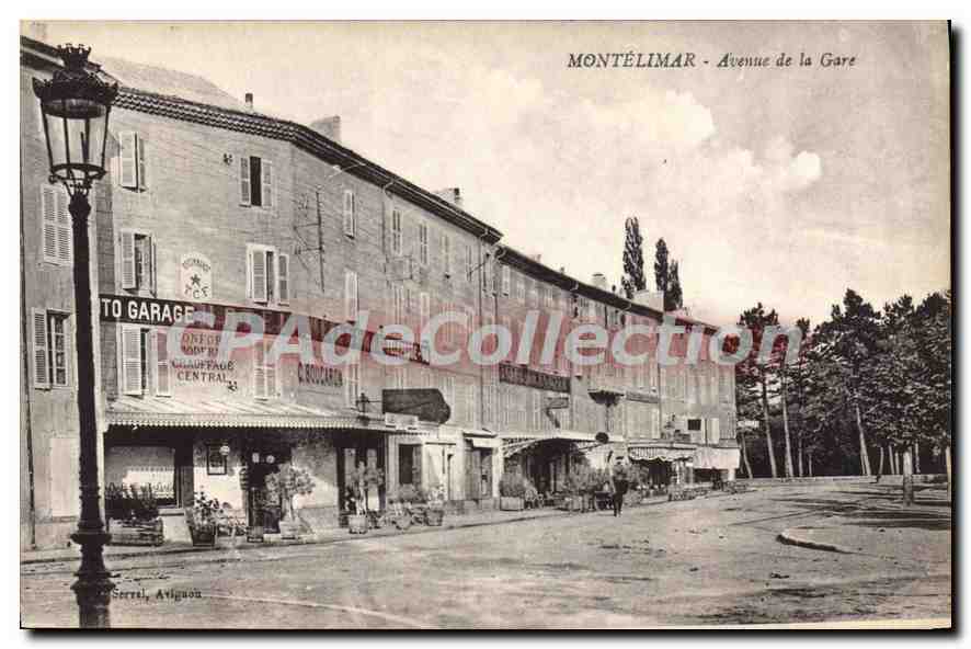 CPA Montelimar Avueme De La Gare