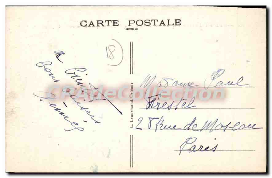 CPA Saint Satur Et Les Bords De La Loire Le Viaduc — Rückseite