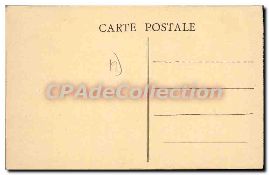 CPA Ussel La Correze Illustree Ducale De Vantadour — Back