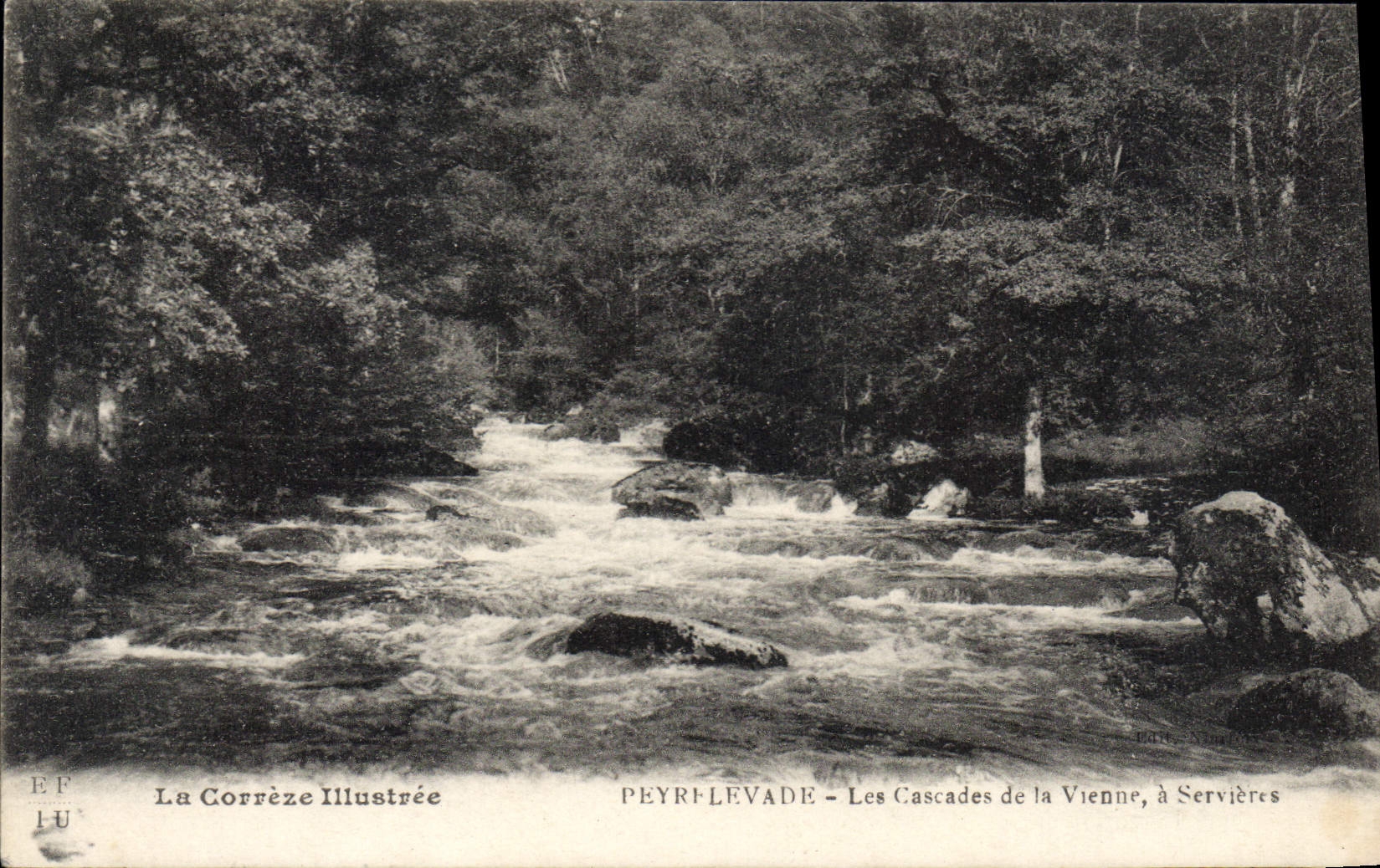 CPA Peyrelevade Les Cascades De La Vienne A SErvieres