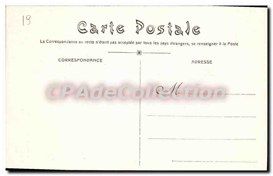 CPA Gimel La Grande Cascade Effet De Nuit — Rückseite