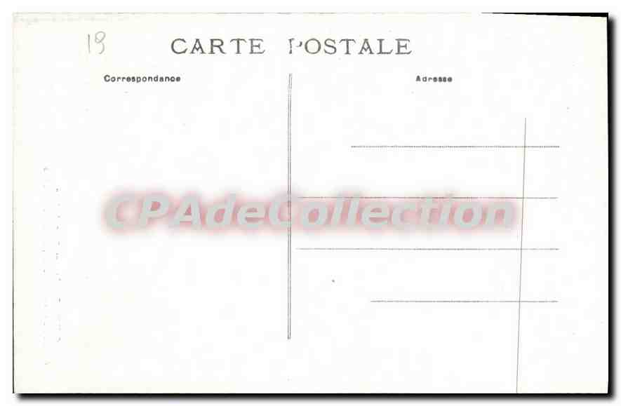 CPA Gimel Parc Vuillier Au Pied De La Redole Seconde Cascade — Rückseite