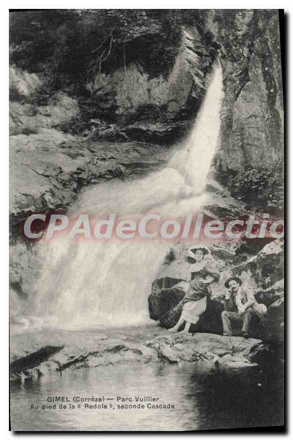 CPA Gimel Parc Vuillier Au Pied De La Redole seconde Cascade