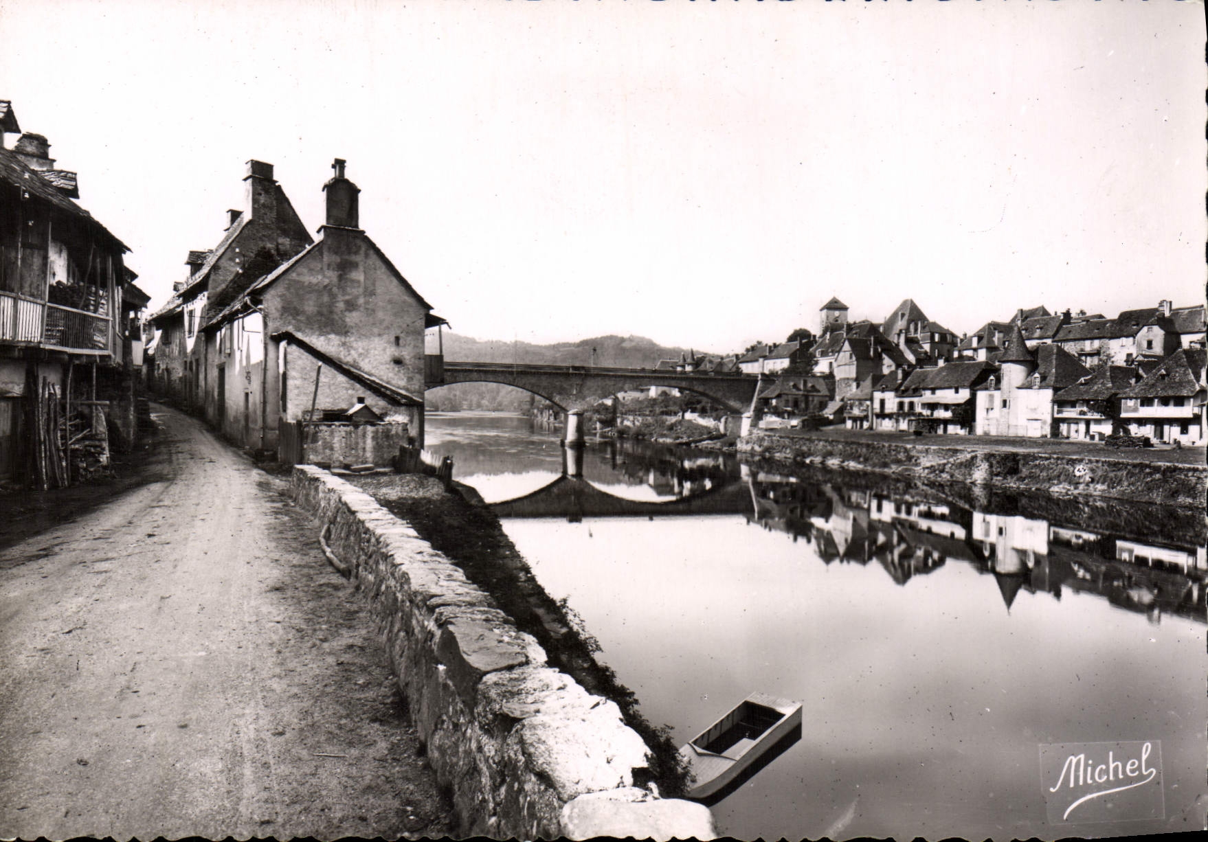 CPSM Argentat Vieilles Maisons Les Quais Le Pont