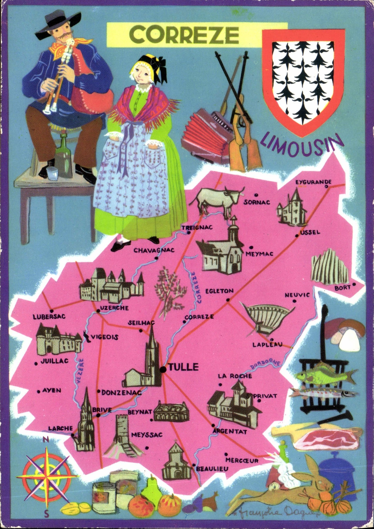 Corrèze — Limousin — éditeur Iris