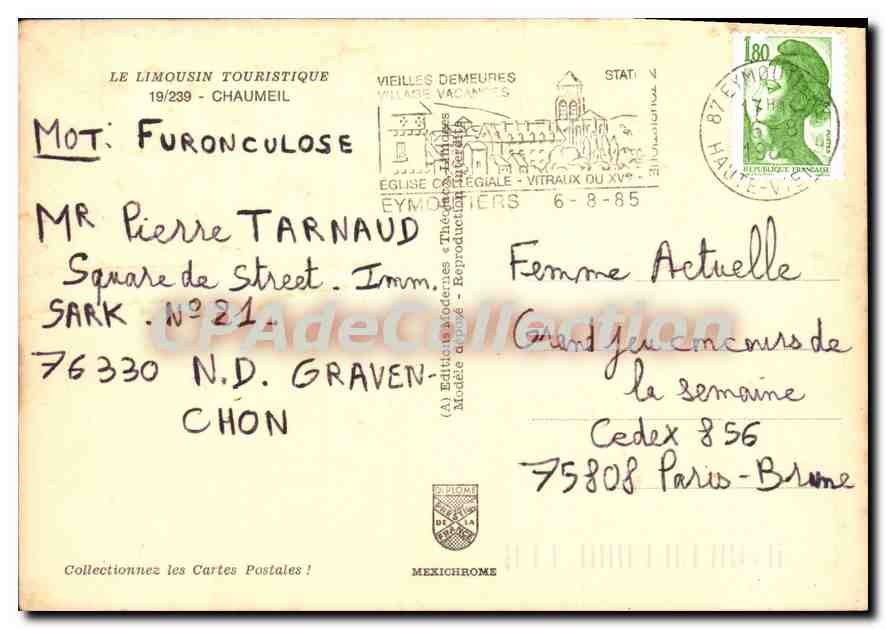 Au Pays de Ségurel — éditeur IRIS, n° 239 — Rückseite