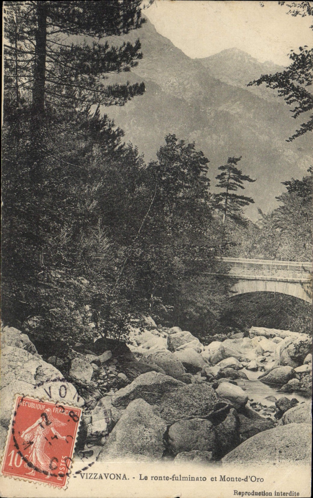Vizzavona - Le ronte-fulminato et Monte-d'Oro — Reproduction interdite