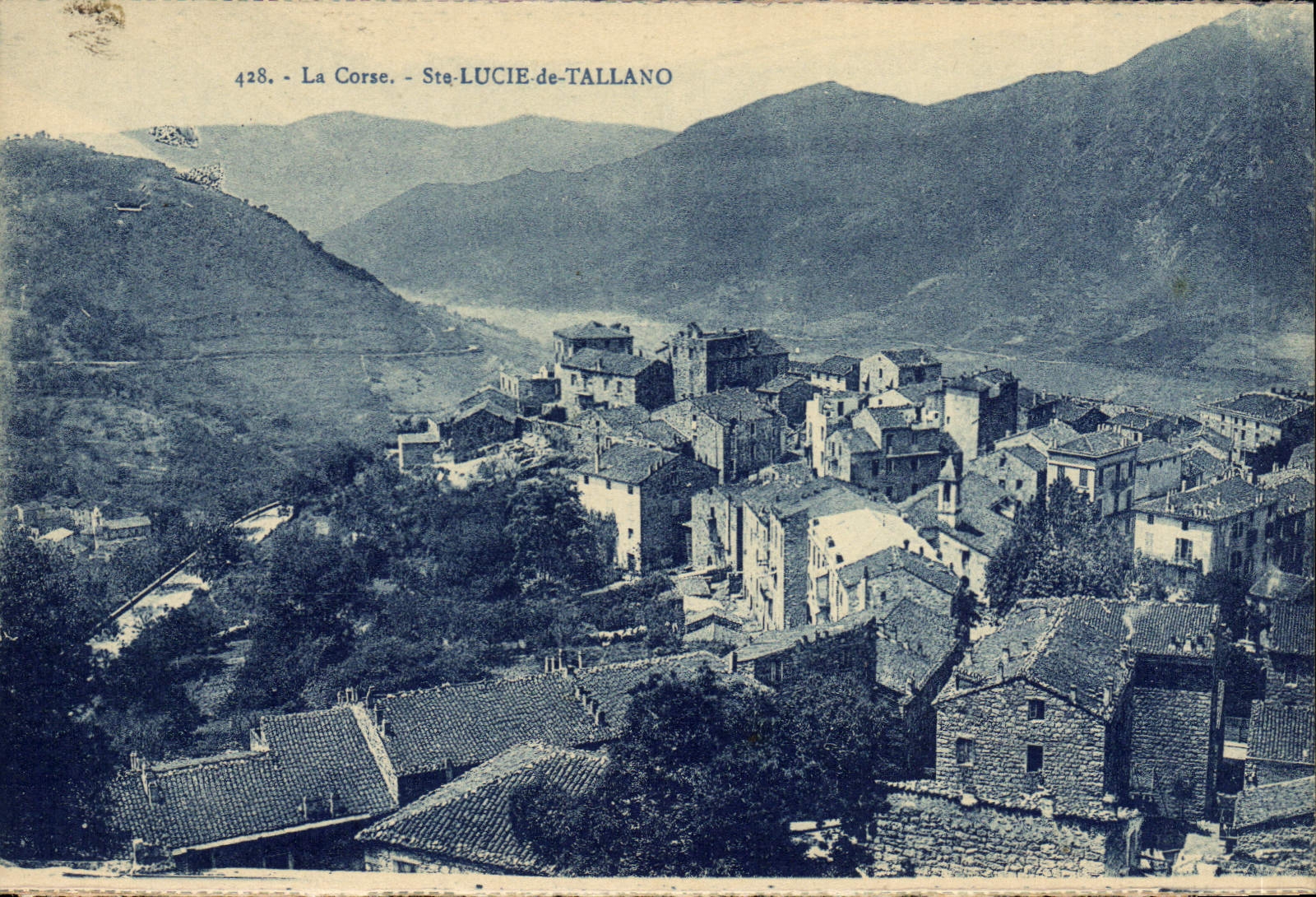 Ste-Lucie-de-Tallano — vue panoramique — éditeur inconnu, n° 428