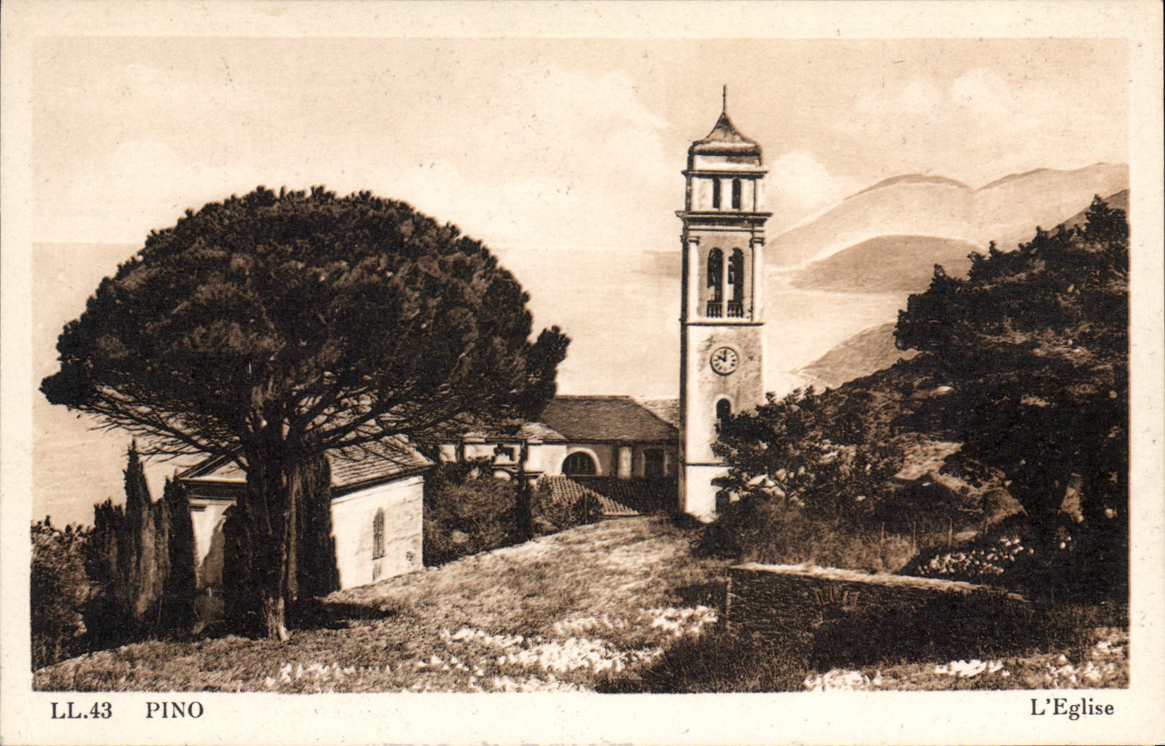 Pino — L'Église — LL.43 — Éditeur non identifié