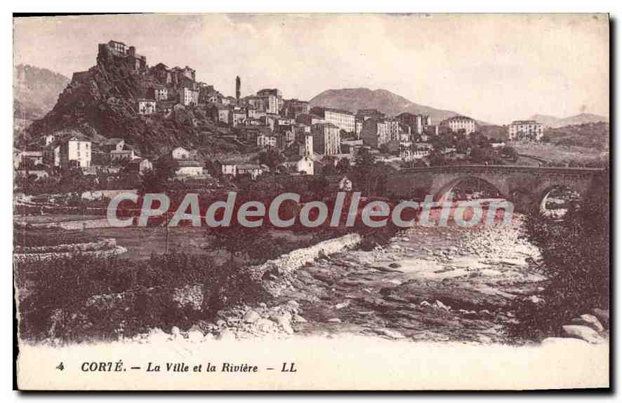 CPA Corte La Ville Et La Riviere
