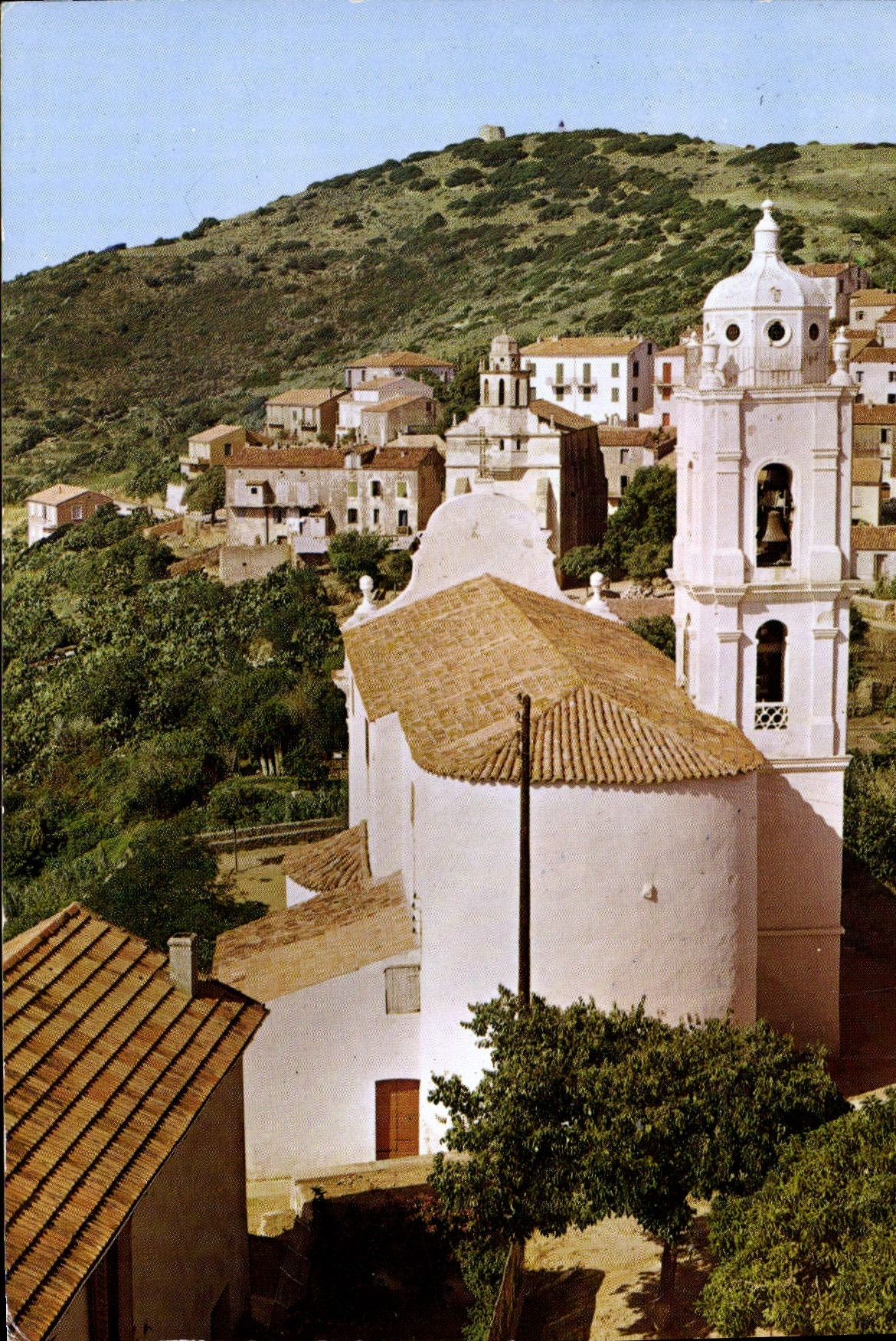 CPSM Corse Ile De Beaute Cargese L'Eglise Latine Et I'Eglise Grecque