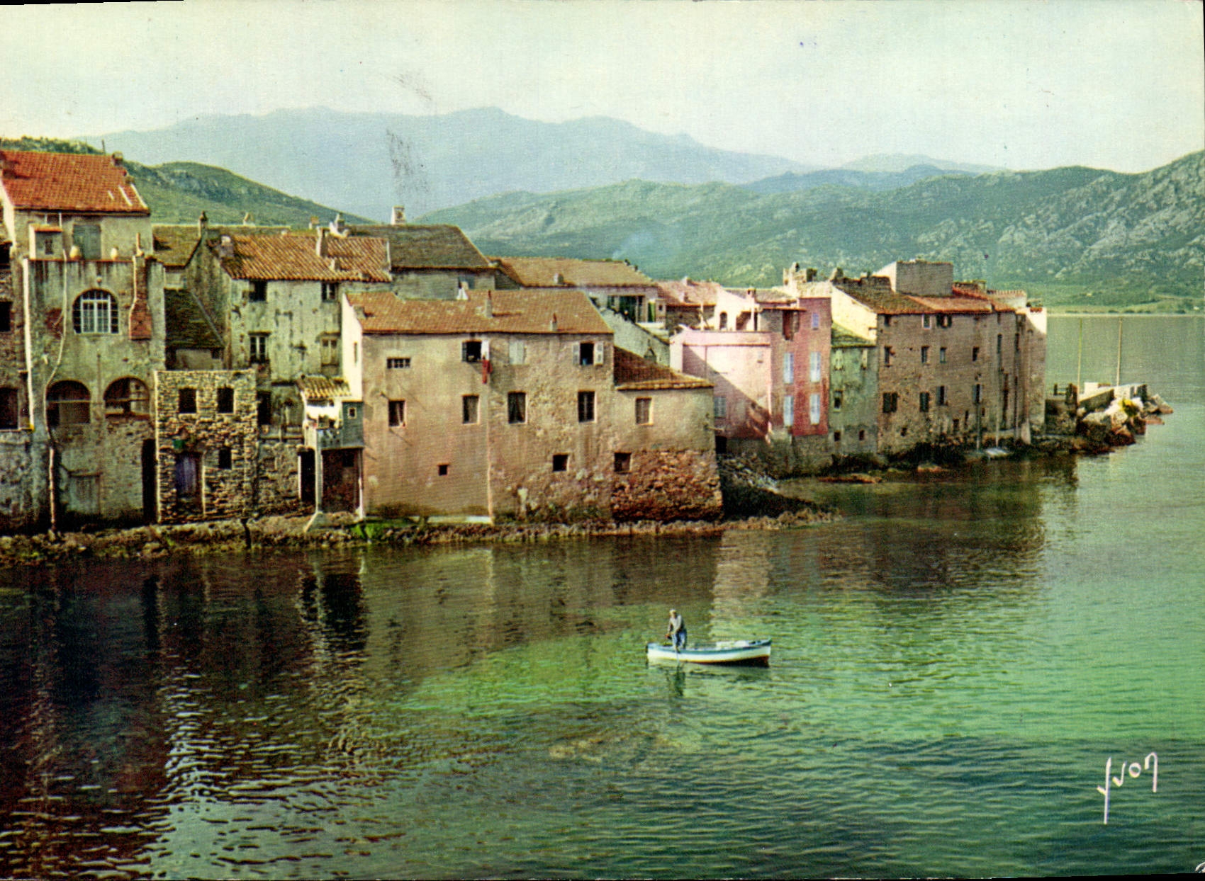 CPSM La Corse Saint Florent Village Ban