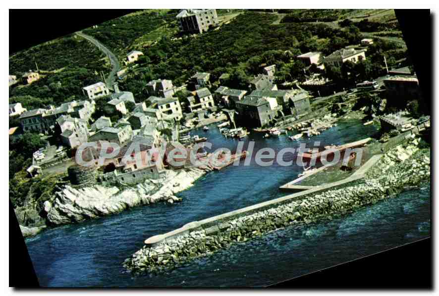 Centuri (Corse) — Vue aérienne du Petit Port — Éditions Jean-Jaurès