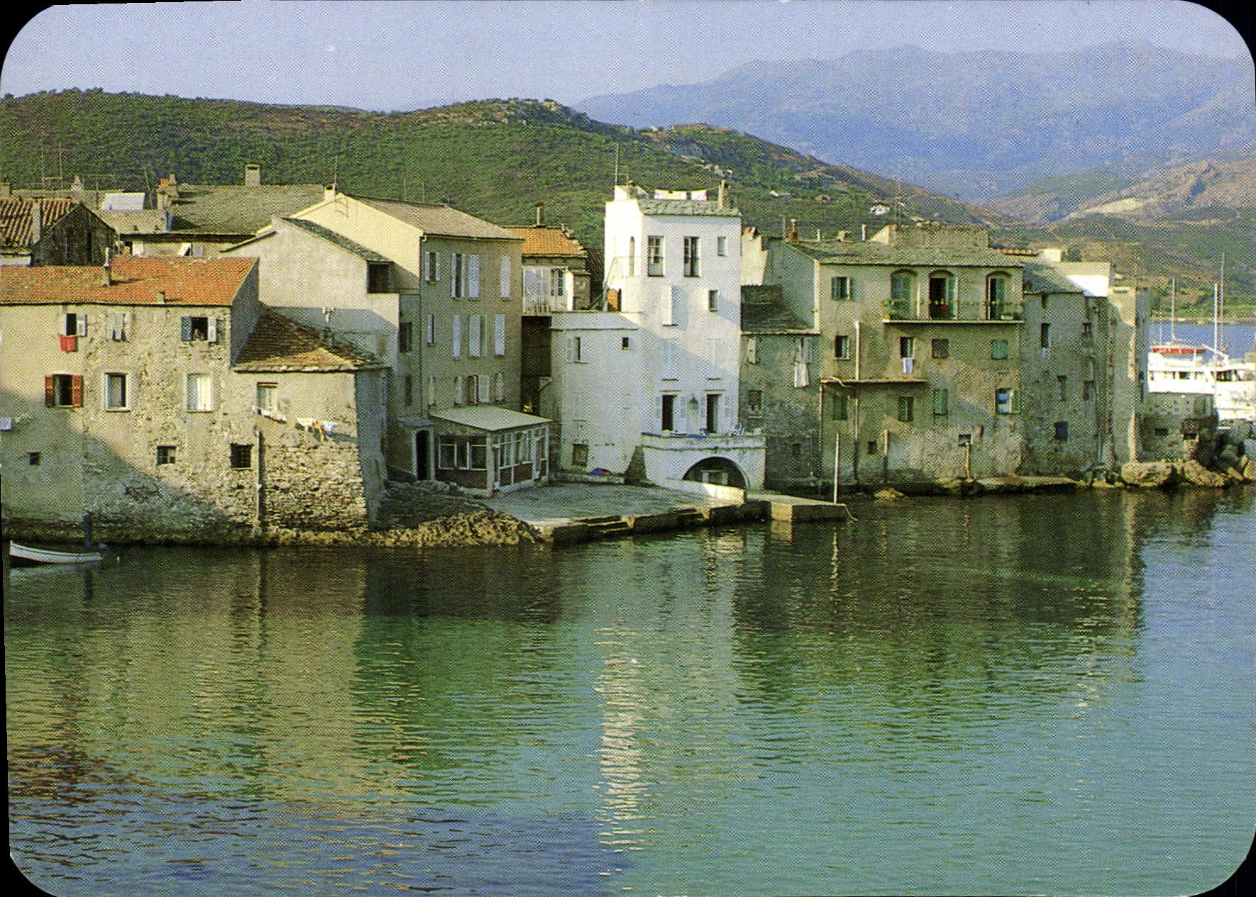 CPSM La Corse Saint Florent Un Bassin A I'Abri Derriere Le Port