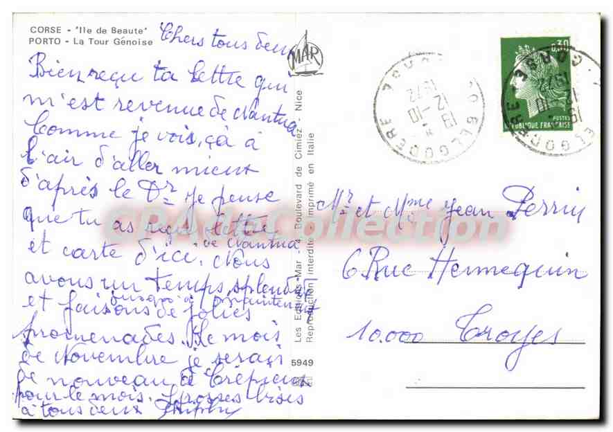 La Tour Génoise — Corse — Éditions Mar — Reverso