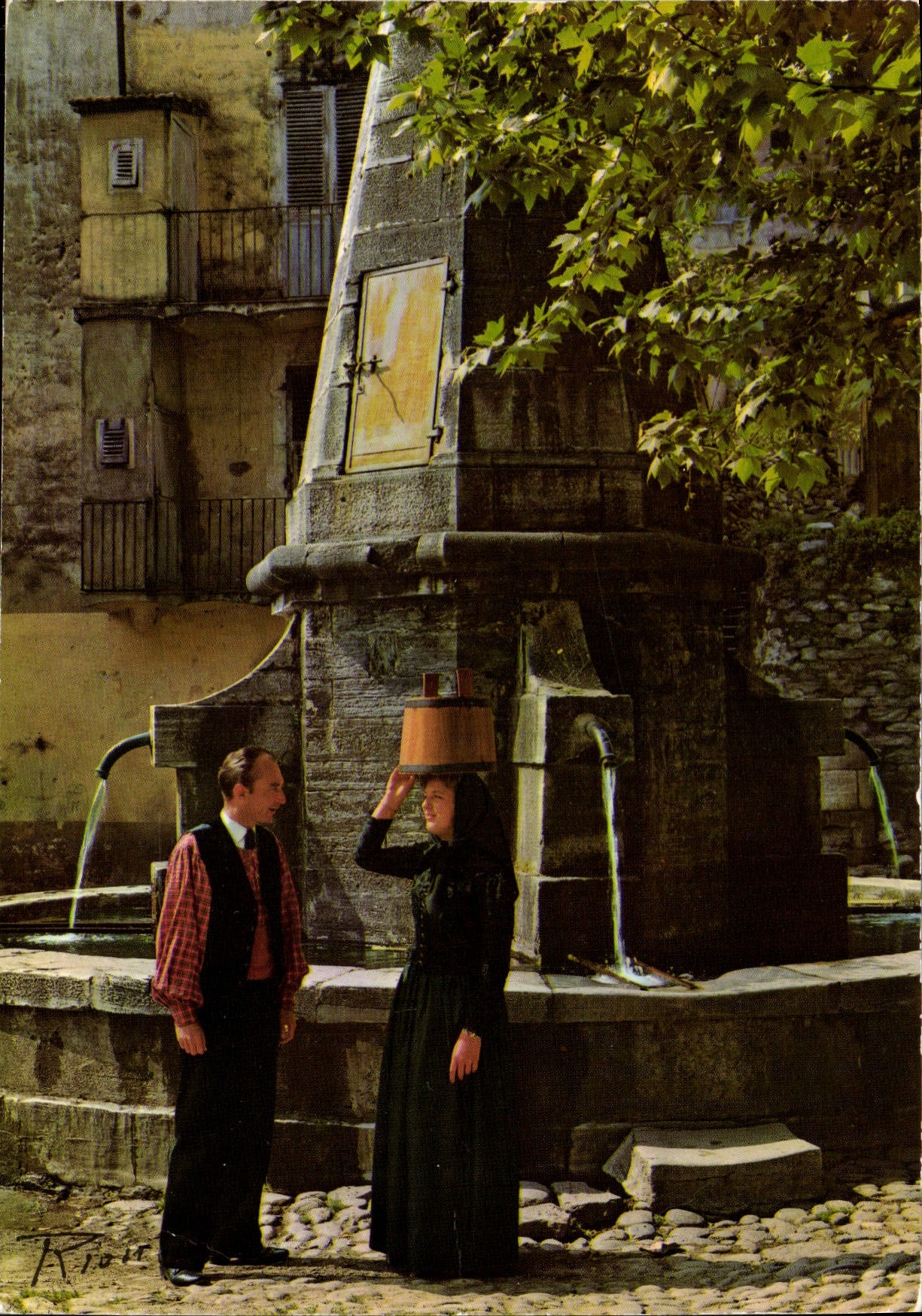 Fontaine de la Corse — Groupe Folklorique 'A. Manella' — Éd. A. RON - 57450