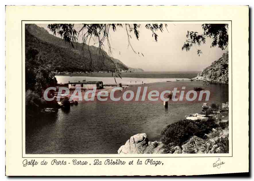 CPSM La Corse Ile De Beaute Golfe De Porto La Riviere Et La Plage