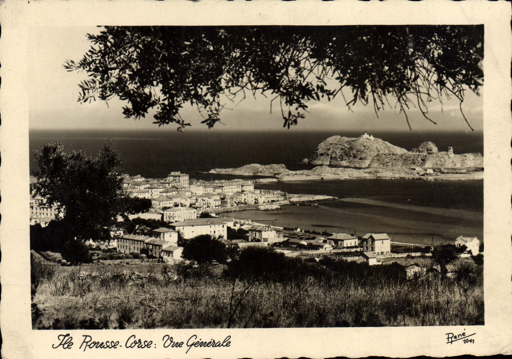 Île Rousse, Corse : Vue Générale — RENÉ 1041