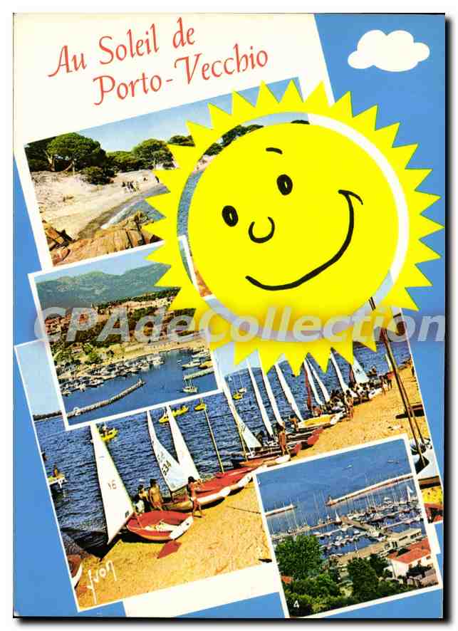 CPSM La Corse Porto Vecchio La Plage De Palombaja