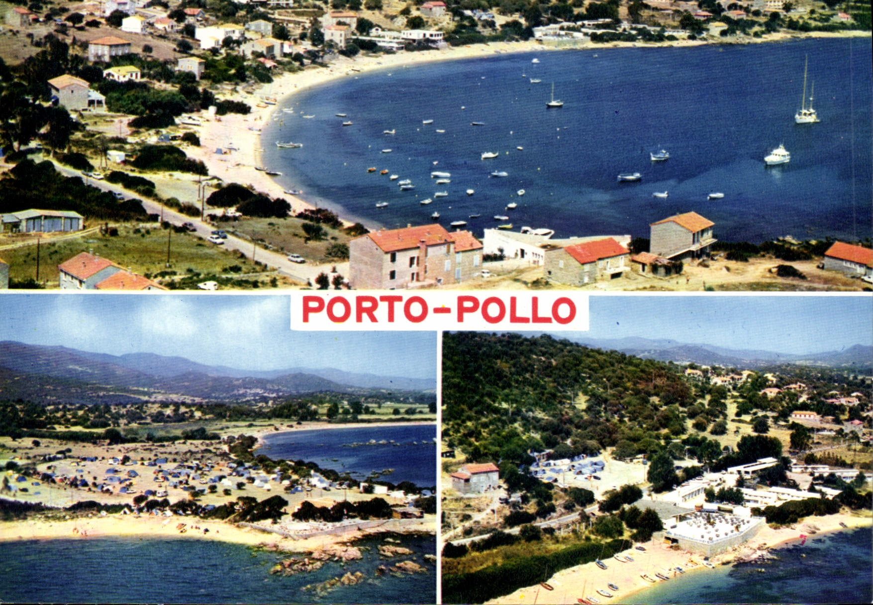 CPSM La Corse Porto Pollo Divers Aspects