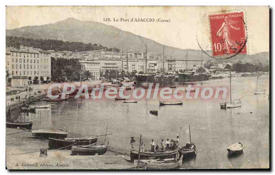 CPA La Corse Le Port D'Ajaccio