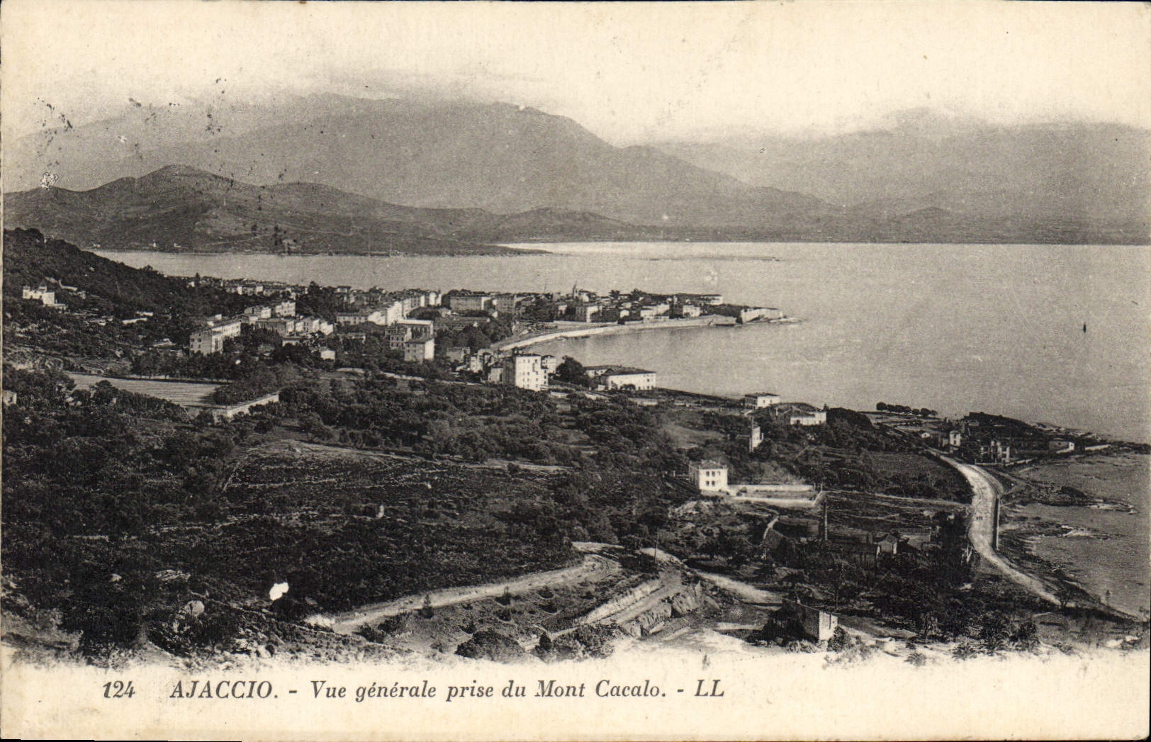 CPA Ajaccio Vue Generale Prise Du Mont Cacalo