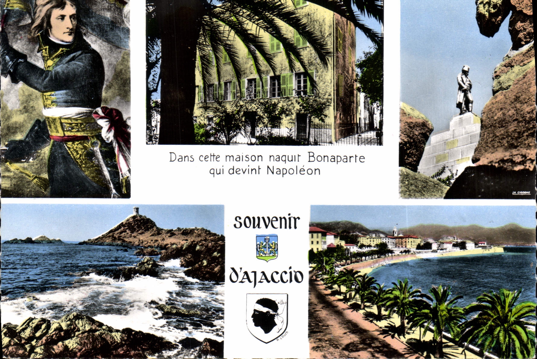 Ajaccio — Naissance de Napoléon — Souvenir d'Ajaccio - Recto