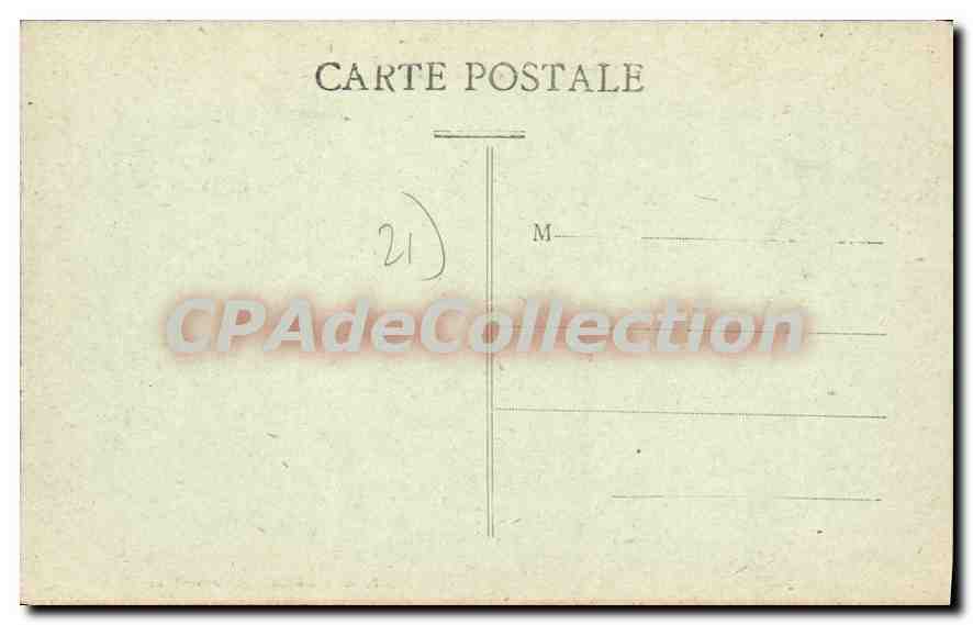 CPA Chateau D'Autricourt — Verso