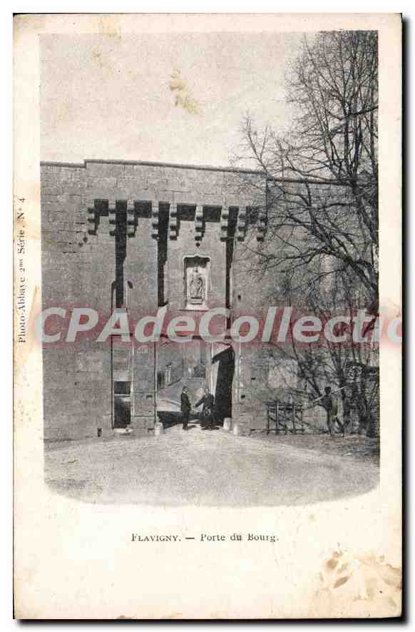 CPA Flavigny Porte Du Bourg