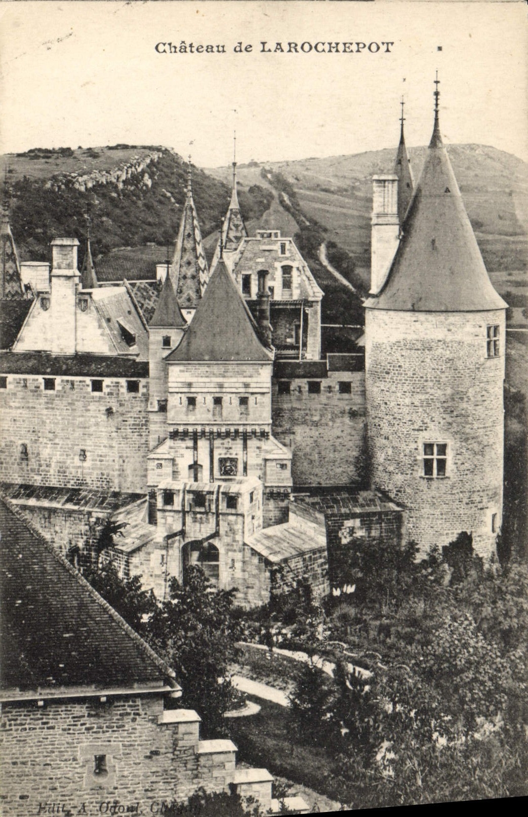 CPA Chateau De Larochepot