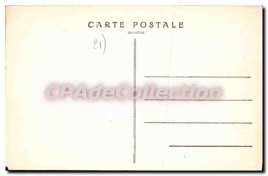 CPA Arnay Ancien Vue De La Ville La Bourgogne — Rückseite