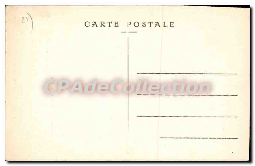 CPA Arnay Ancien Porte De I'Ancien Manoir De Juilly — Rückseite
