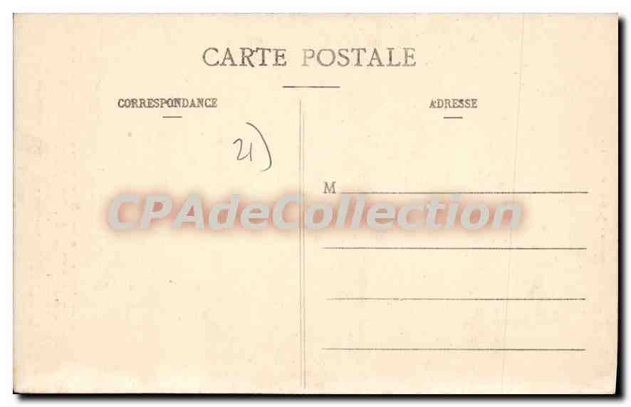 CPA Arnay Ancien L'Avant Veille De La Bataille — Rückseite