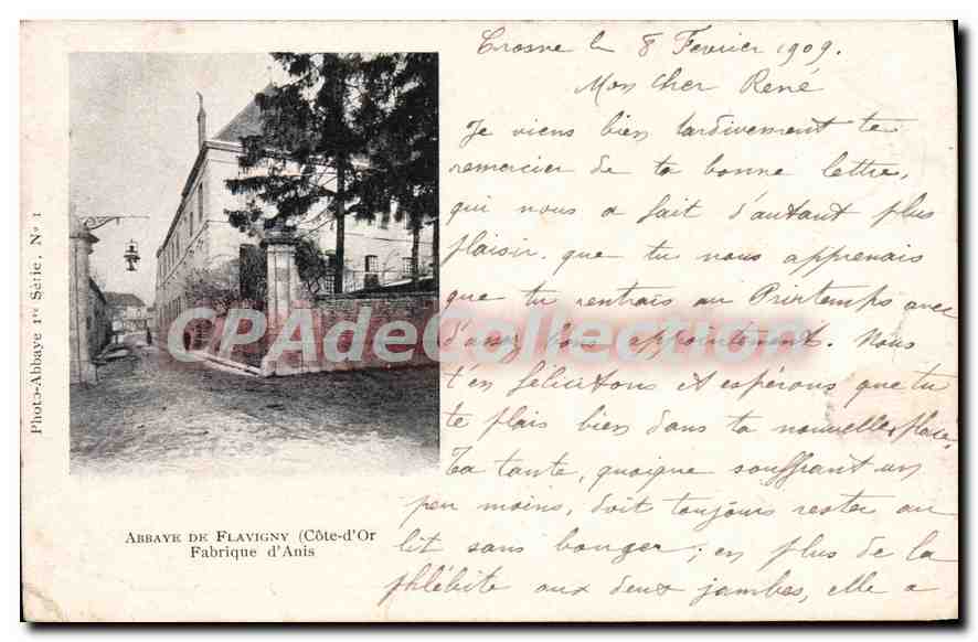 CPA Abbaye De Flavigny Fabrique D'Anis