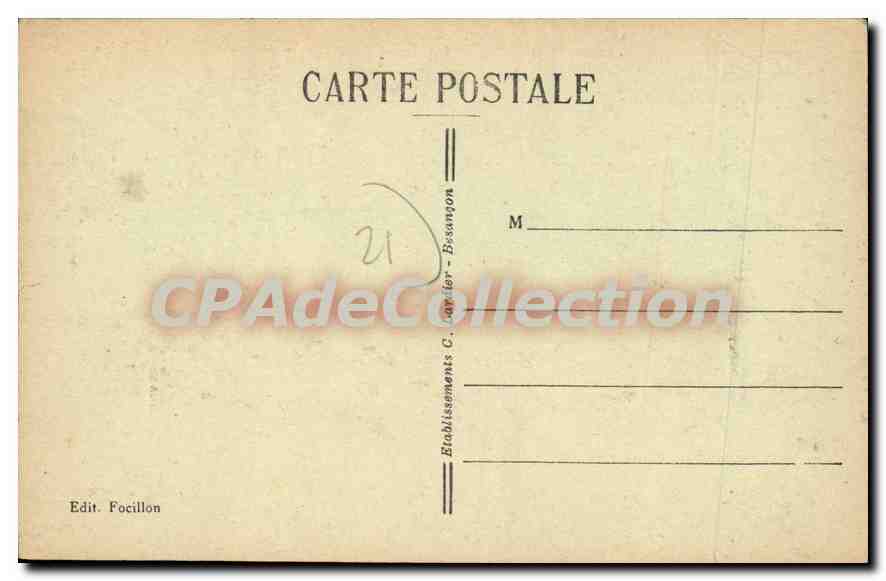CPA Les Laumes Calvaire Et Pont De La bren — Rückseite