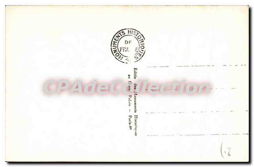 CPA Chateau De Bussy Rabutin Lefevre Roger De Rabutin — Verso