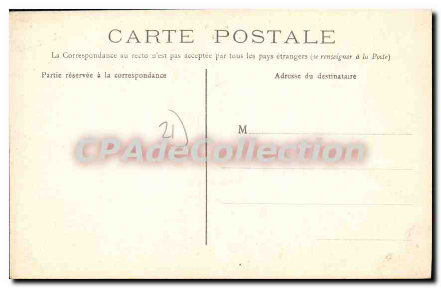 CPA La Roche Pot En Le Chateau Face Est — Rückseite