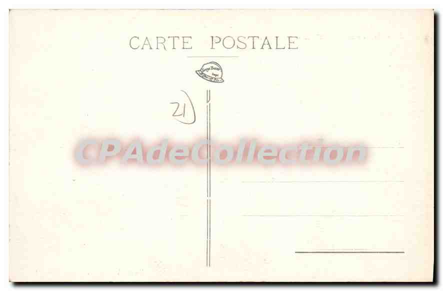CPA Savigny Les Beaune Le Chateau — Rückseite