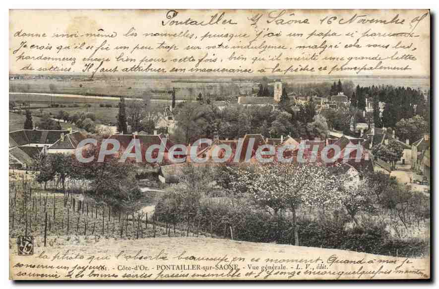 PONTAILLER-SUR-SAÔNE — Allgemeiner Blick — L. V., Verlag