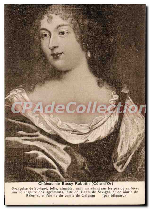 Françoise de Sévigné — Portrait — (von Mignard)