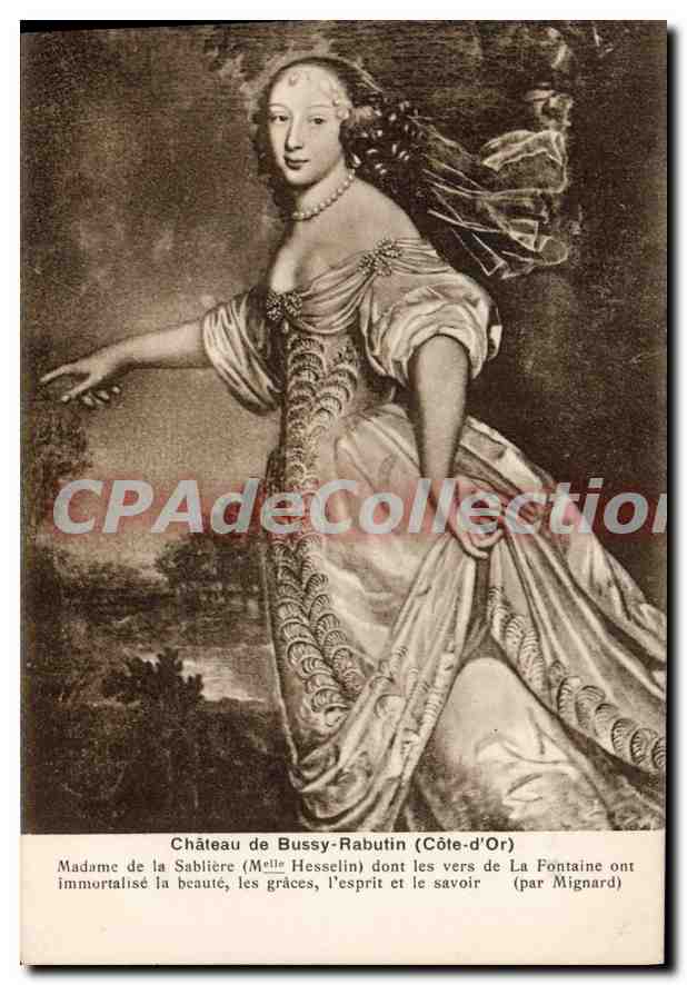 Madame de la Sablière (Melle Hesselin) — Schloss Bussy-Rabutin (Côte-d'Or) — (von Mignard)