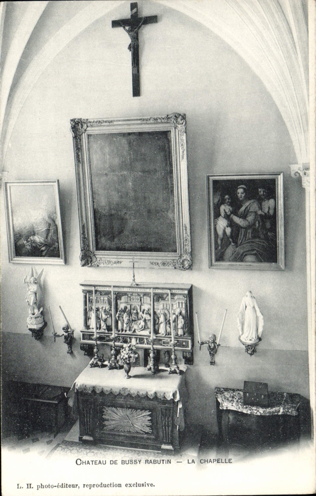 Schloss Bussy-Rabutin — Die Kapelle — L. II. Foto-Verlag, exklusive Reproduktion