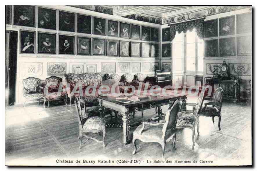 Schloss Bussy-Rabutin (Côte-d'Or) — Der Salon der Krieger — L. Hudson, Paris