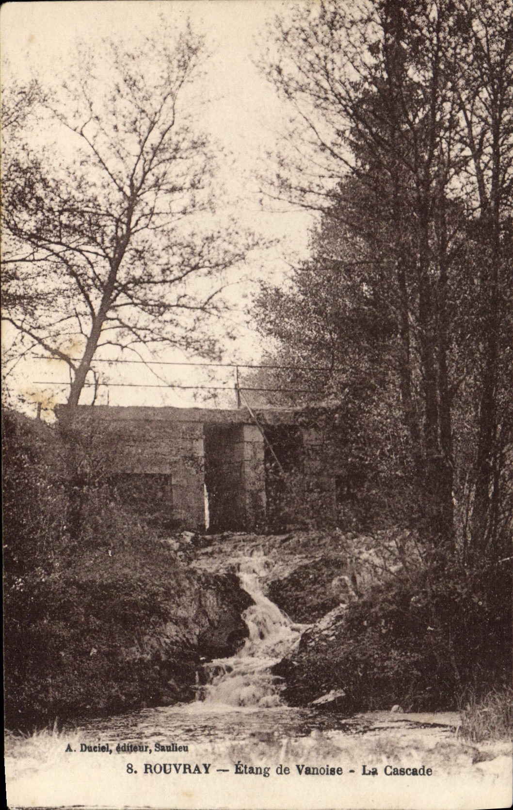 Rouvray — Étang de Vanoise — Die Wasserfall — A. Duciel, Verleger, Saulieu
